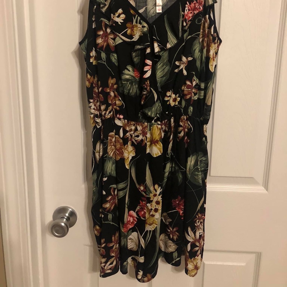 Spaghetti strap romper